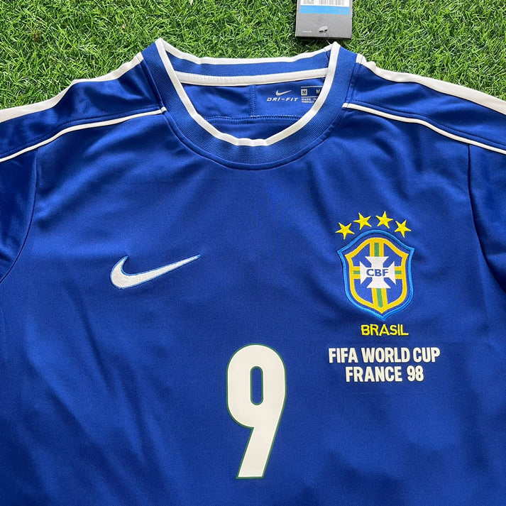 Brazil 2002 II Away Jersey - Retro Version