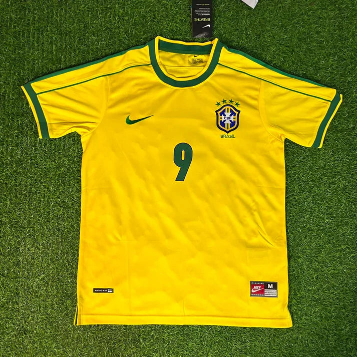 Brazil 1998 I Home Jersey - Retro Version
