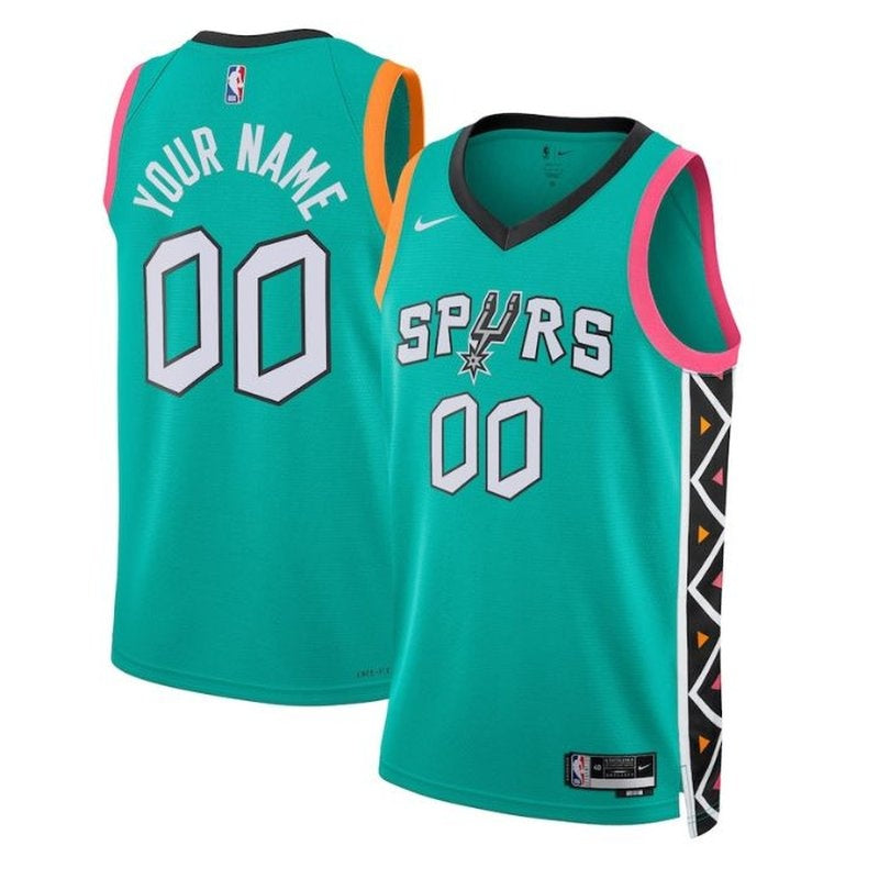 San Antonio Spurs Unisex 2023 NBA Jersey - City Edition - Turquoise