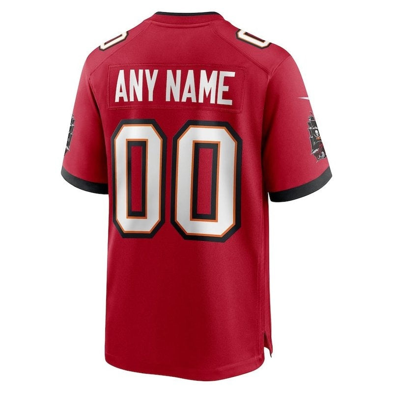 Camiseta personalizada de la NFL de los Tampa Bay Buccaneers - Roja