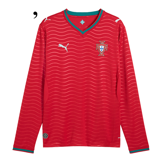 PRE-SALE - Portugal FPF 2026 Home Jersey - Long Sleeve