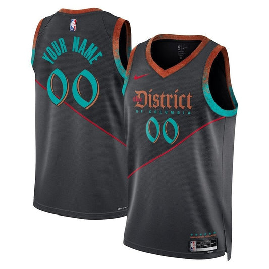 Camiseta unisex de la NBA Washington Wizards 23/24 - Negra - Edición Ciudad