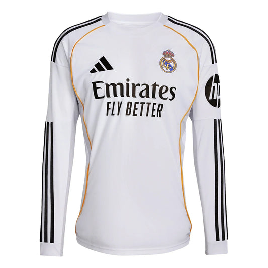 Real Madrid 25/26 I Home Jersey - Long Sleeve